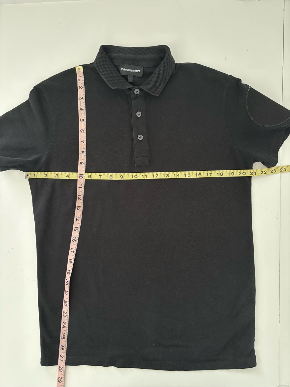 Emporio Armani Men's Patch Logo Short Sleeve Polo Shirt Size L - Picture 14 of 15